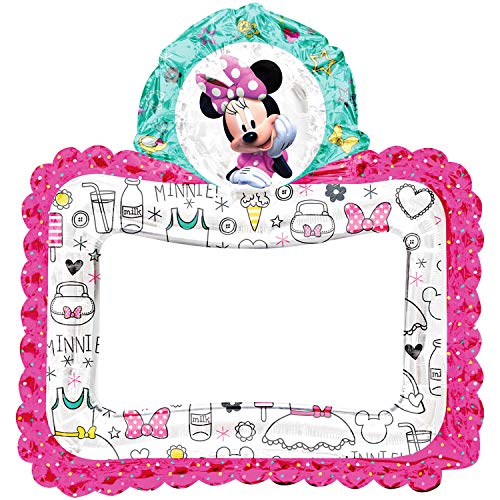 Anagram International, Inc. - Marco para selfies de Las ayudantes felices de Minnie 92041. Globo para fiestas sin inflar de papel de aluminio, multicolor
