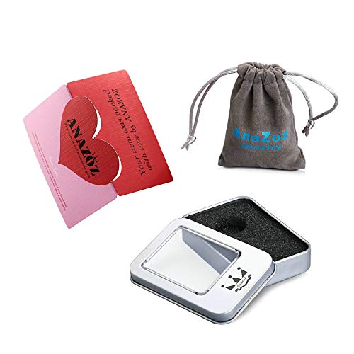 AnazoZ Colgantes Acero Inoxidable Mujer Collar para Mujer Mapa de España Colgante Collar Mujer Plata