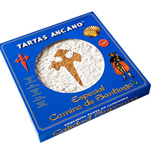 ANCANO - Tarta de almendras - Tarta del Camino de Santiago Ancano "Tarta do Camiño" - 570 gramos