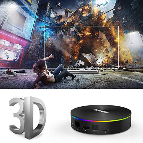 Android TV Box, Android Box 9.0 S905X2 Quad-Core Cortex-A53 with 4GB RAM 64GB ROM Support 2.4G/5G WiFi/H.265 Decoding/4K Full HD Output/ HDMI3.0/100M Ethernet/ Bluetooth 4.1 Smart TV Box