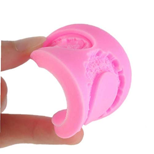 Angoter Ovalada y camafeo Oval del capítulo Pasta de azúcar del Marco del Molde de Silicona Miniatura Herramientas Espejo azúcar Torta de la Pasta de decoración para Hornear de Silicona