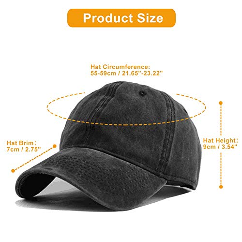 ANIDOG Idaho State with Roots Denim Fabric Baseball Cap Ajustable Street Rapper Hat
