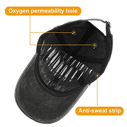 ANIDOG Idaho State with Roots Denim Fabric Baseball Cap Ajustable Street Rapper Hat
