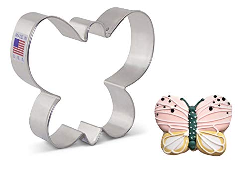 Ann Clark Cookie Cutters Cortador de galletas mariposa - 8,9 cm