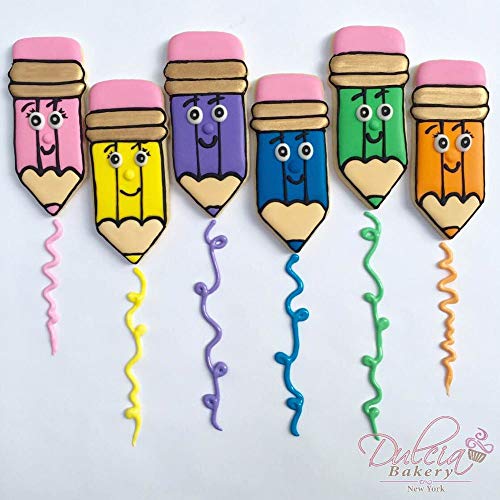 Ann Clark Cookie Cutters Juego de 5 cortadores de galletas arte/artista con libro de recetas, lápiz, cera o pegamento, pincel, paleta de pintor y papel
