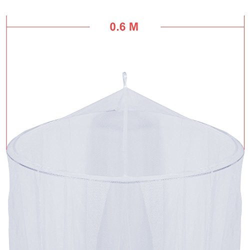 Anpro Mosquitero Mosquitero para cama 2.5mx12mx0.6m Mosquito repelente de insectos Agrained para la pierna doble