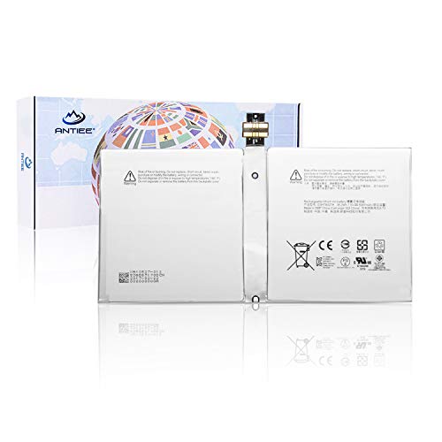 ANTIEE New G3HTA027H Batería Replacement para Microsoft Surface Pro 4 1724 12.3 Inch Series Tablet DYNR01 7.5V 38.2Wh 5087mAh
