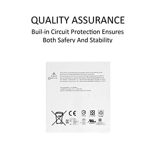 ANTIEE New G3HTA027H Batería Replacement para Microsoft Surface Pro 4 1724 12.3 Inch Series Tablet DYNR01 7.5V 38.2Wh 5087mAh