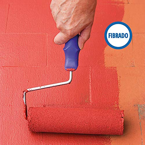 ANTIGOTERAS ELASTICA FIBRADO, Pintura elastica con fibra para terrazas, evita filtraciones en todo tipo de cubiertas y terrazas. (20 KG, ROJO)