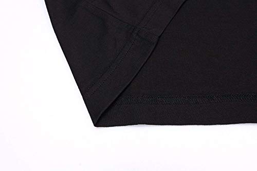 Ao Li Ka KDHRTI Homme T-Shirt,Men's Stay Woke Basic Short Sleeve T-Shirts Black
