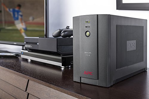 APC BX950U-GR Back-UPS BX - Sistema de alimentación ininterrumpida SAI 950VA (4 tomas "Schuko", AVR, USB, software de apagado)