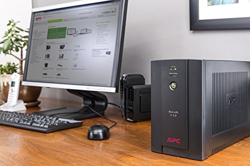 APC BX950U-GR Back-UPS BX - Sistema de alimentación ininterrumpida SAI 950VA (4 tomas "Schuko", AVR, USB, software de apagado)