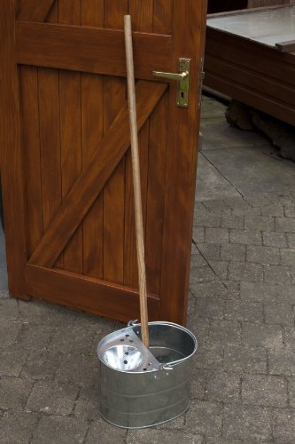 Apollo Gardening - Cubo de fregona Tradicional, Metal galvanizado, 10 litros