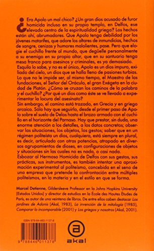 Apolo con el cuchillo en la mano: 220 (Universitaria)
