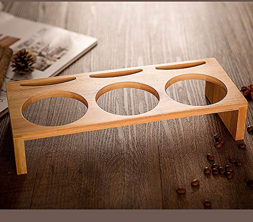 Aprilhp Creativa Azucareros con Tapa y Cuchara, Vidrio Salero Cocina para Cocinar Restaurantes, Tanque de condimento con Soporte de Madera, para la Sal, Azucar o Cafe, Home Cocina Gadgets