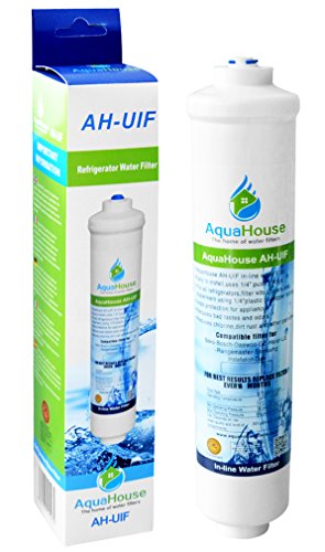 AquaHouse UIFWC Filtro de agua para enfriadores de agua alimentados por red, conectados en dispensadores de agua y fuentes de agua potable - 1/4"
