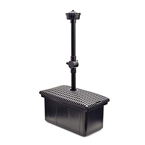 AQUANIQUEfiltro de Estanque subacuático UF 3000, Filtro de Estanque con Juego de Agua y Bomba, Apto hasta 3000 l