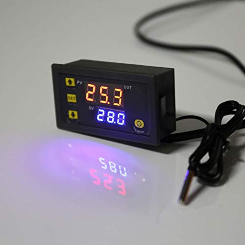 ARCELI Regulador del termostato del regulador de Temperatura LED de la CA 110V 220V 20A W3230