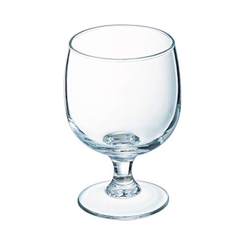 Arcoroc Amelia Vaso,apilabilidad, 250ml, sin la marca de llenado, 12 Vasos