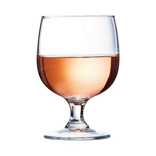 Arcoroc Amelia Vaso,apilabilidad, 250ml, sin la marca de llenado, 12 Vasos
