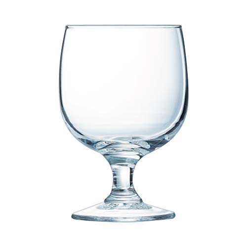 Arcoroc Amelia Vaso,apilabilidad, 250ml, sin la marca de llenado, 12 Vasos