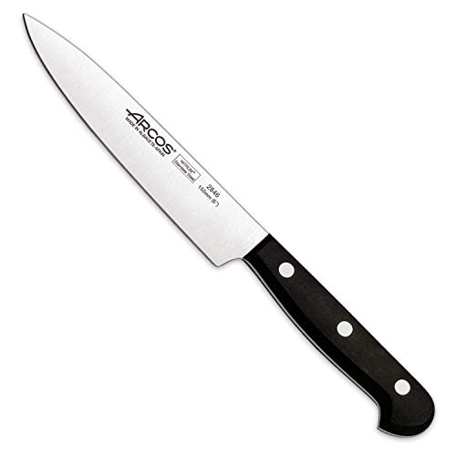 Arcos 807410 Juego de Cuchillos de Cocina, Acero_Inoxidable, negro