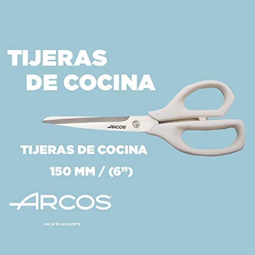 Arcos-Juego de Cuchillos, Acero INOX Nitrum, 99% Menos plasticos, Set Cuchillos y Tijera