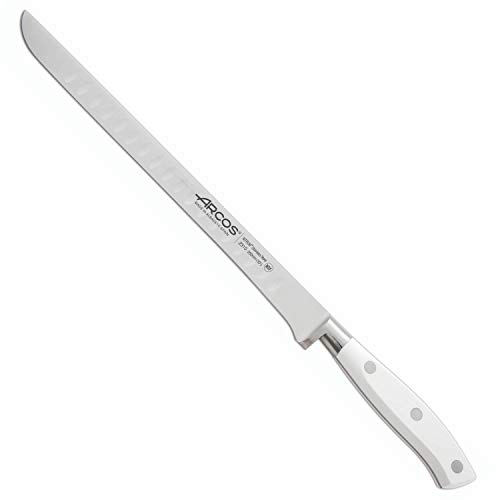 Arcos Riviera Blanc - Cuchillo jamonero flexible, 250 mm (estuche)