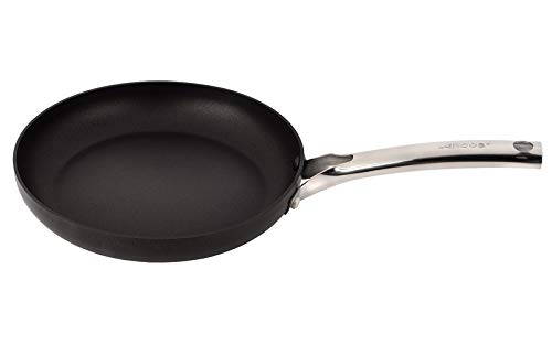 Arcos Serie Durapro - Sartén Antiadherente - Cuerpo de Aluminio Forjado 26 cm - Mango de Acero Inoxidable - Color Negro (Libre de PFOA)