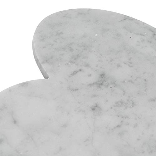Argon Tableware Bandeja para Servir con Forma de corazón - Mármol - Blanco - 230 x 270 mm