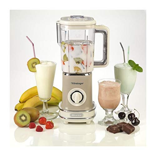 Ariete 568/03 - Batidora de Vaso Vintage, 500 W, 1 Litro, Beige