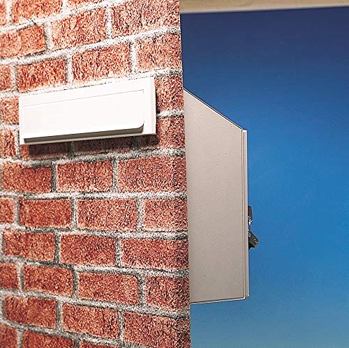 Arregui V4061 Buzón Recogecartas Maxi de Aluminio, tamaño M (DIN A4), Blanco