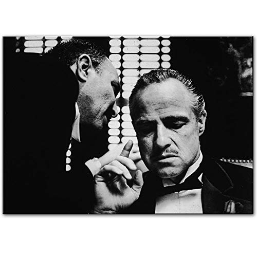 Arte moderno Carteles de pared e impresiones en blanco y negro Película Foto de la pared Arte de la pared Impresiones de la lona Arte de la lona Pinturas de la pared Decoración 30x45CM SIN marco