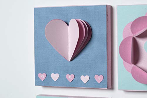 Artemio Perforadora de Palanca de 13 x 8 cm Gigante, Diseño de Corazón, Color Azul