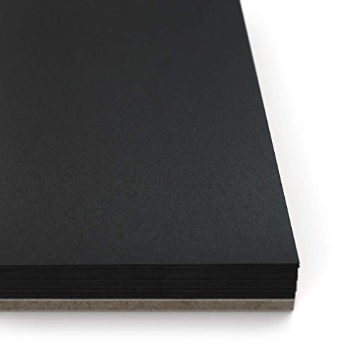 Arteza Bloc de dibujo de papel negro | 22,9x30,5 cm | 150 gsm | Set de 2 | 60 hojas negras x 2 | Encuadernación en espiral | Para usar con lápices de colores, pastel, óleo, gel, tiza y tinta