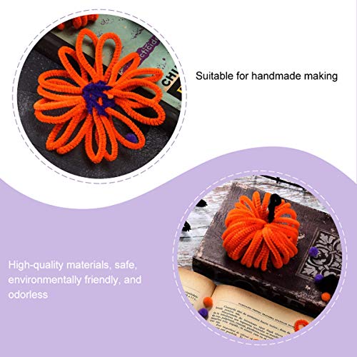 Artibetter 3 Paquetes de Tallos de Chenilla para Manualidades Y Proyectos Y Decoraciones de Bricolaje Palitos de Chenilla Giratorios Limpiador de Pipas de Chenilla para Manualidades Púrpura