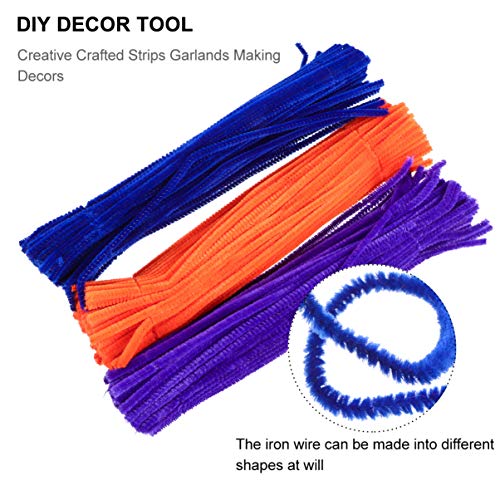 Artibetter 3 Paquetes de Tallos de Chenilla para Manualidades Y Proyectos Y Decoraciones de Bricolaje Palitos de Chenilla Giratorios Limpiador de Pipas de Chenilla para Manualidades Púrpura