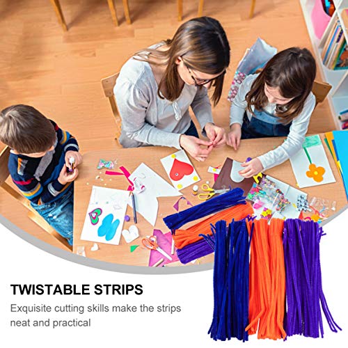 Artibetter 3 Paquetes de Tallos de Chenilla para Manualidades Y Proyectos Y Decoraciones de Bricolaje Palitos de Chenilla Giratorios Limpiador de Pipas de Chenilla para Manualidades Púrpura