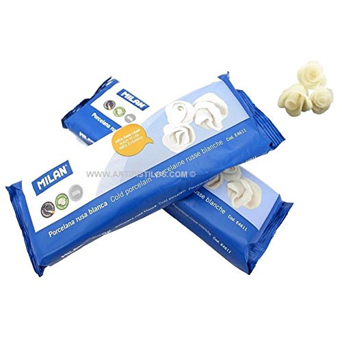 Artipistilos® Pasta Porcelana Rusa Blanca 500 Grs. - 500 Grs, Blanco - Pasta De Porcelana