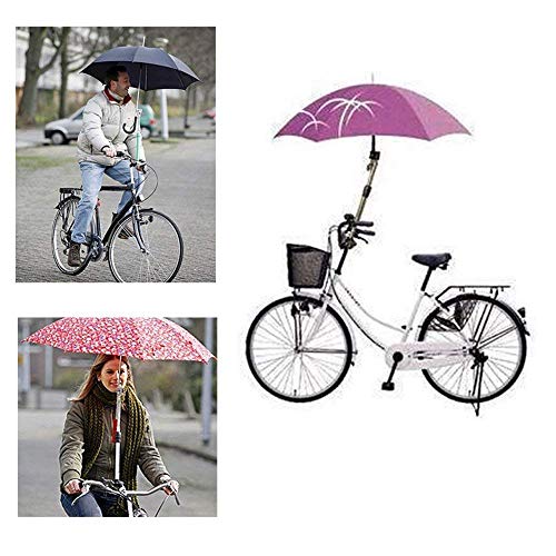 ASEOK Soporte de Bicicleta, Soporte de Barra de Paraguas Silla de Ruedas Silla de bebé Bicicleta Paraguas Marco Soporte Asa Paraguas Conector Soporte de Cochecito Soporte de Soporte de Bicicleta