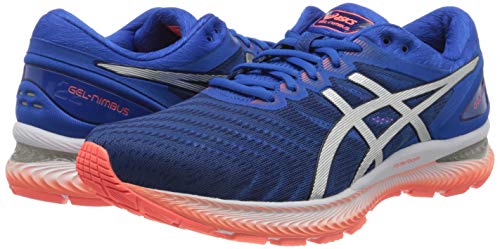 Asics Gel-Nimbus 22, Running Shoe Mens, Tuna Blue/Pure Silver, 45 EU