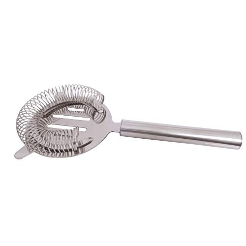 ASP Online Traders Colador de cóctel Hawthorne de Acero Inoxidable para Bar/Restaurante/colador de cóctel casero Colador de Barra de 2 Puntas