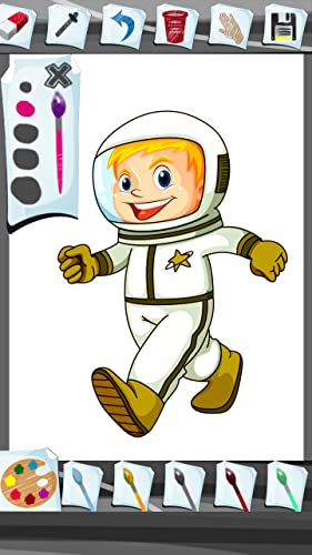 Astronaut Coloring Book