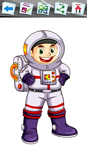Astronaut Coloring Book