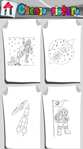 Astronaut Coloring Book
