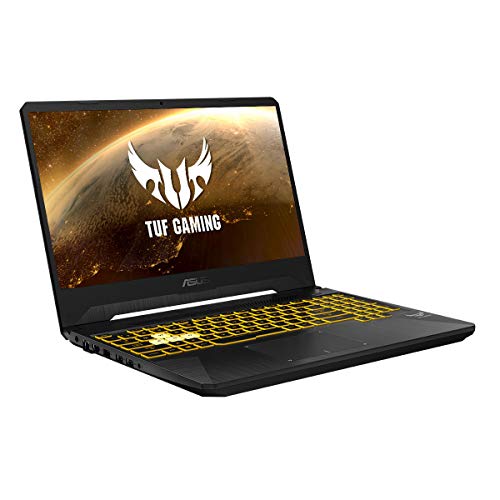 ASUS TUF FX505DT-BQ600 - Ordenador portátil Gaming de 15.6" FullHD (AMD Ryzen 7 3750H, 16GB RAM, 512GB SSD, NVIDIA GTX1650-4GB, sin sistema operativo) Negro Sigilo - Teclado QWERTY español