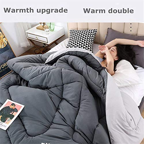 Atack-B Edredón De Algodón Grueso En Invierno, Edredón Cálido, Edredón para Todas Las Estaciones, Edredón para Estudiantes De Dormitorio (Jengibre,180 * 220cm 3kg)