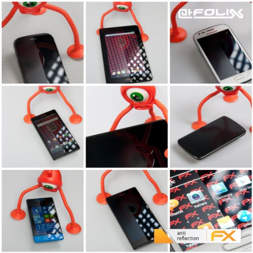 atFoliX Película Protectora compatible con Nintendo Wii U GamePad Lámina Protectora de Pantalla, antirreflejos y amortiguadores FX Protector Película (3X)