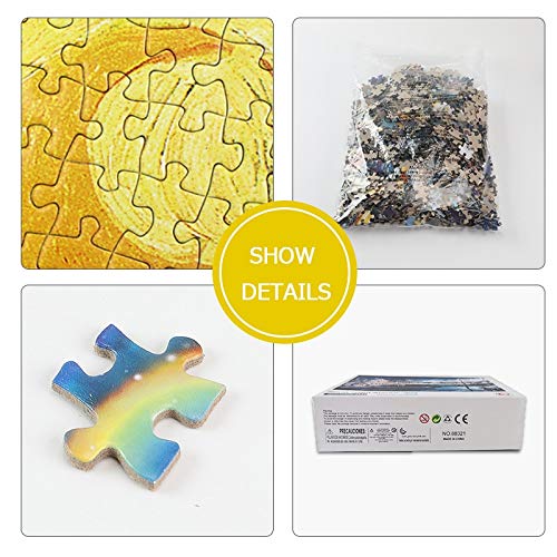 ATggqr Mini Puzzles de 1000 Piezas 50x75cm Flores abstractas Juego Intelectual para Adultos y niños Adolescentes Familia Educativa Intelectual Descompresión