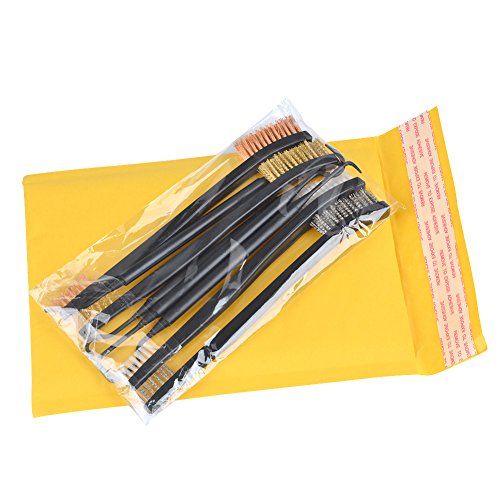 ATPWONZ 8 pcs Cepillos de Limpieza de Tuberías Kit - Multifuncional Double Punta Cepillo de Limpieza Industrial y Gancho de Cepillo